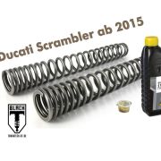 Прогресивні пружини вилки Touratech Black-T для Ducati Scrambler (2015-) 01-621-5838-0 