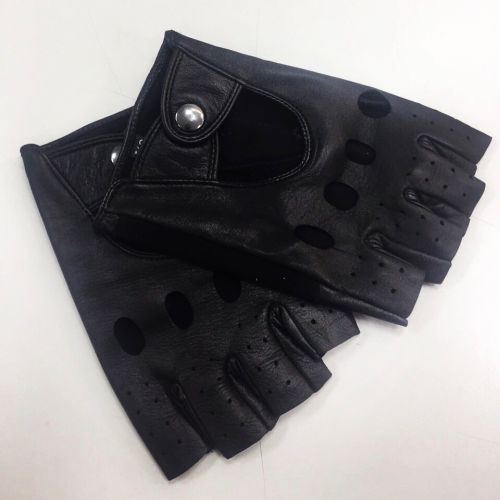 Классические автомобильные мужские перчатки, черные