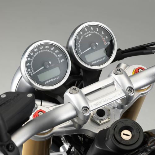 Комплект креплений приборной панели тахометра и спидометра для мотоцикла BMW R nineT/Pure/Scrambler, черный