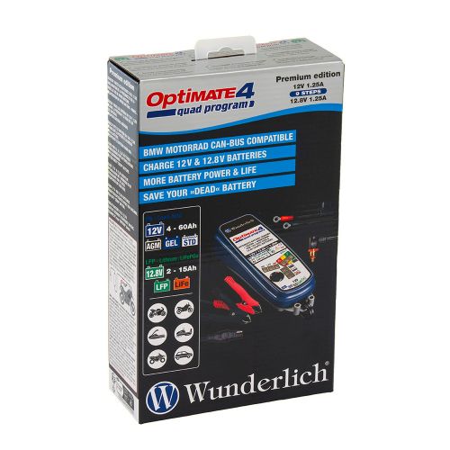 Зарядний пристрій Wunderlich Edition Optimate 4 із чотирма програмами Canbus Edition