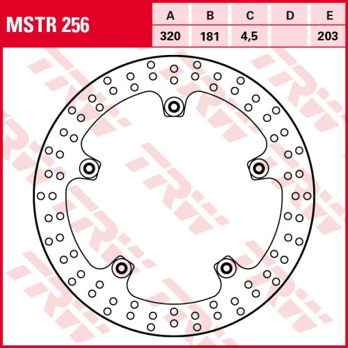 Тормозной диск TRW MSTR256 стандарт