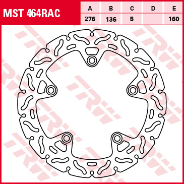 Тормозной диск TRW MST464RAC