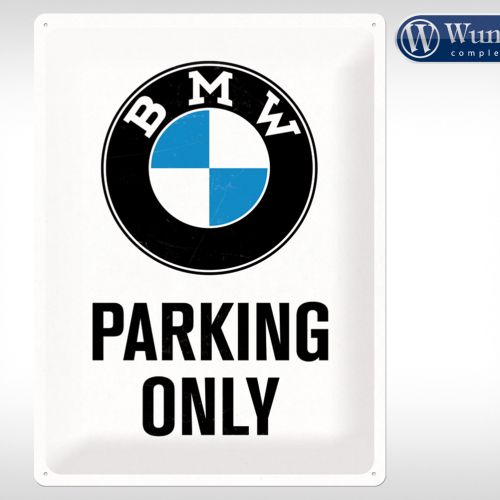 Металевий знак BMW Parking Only 30 x 40 см – Nostalgic Art