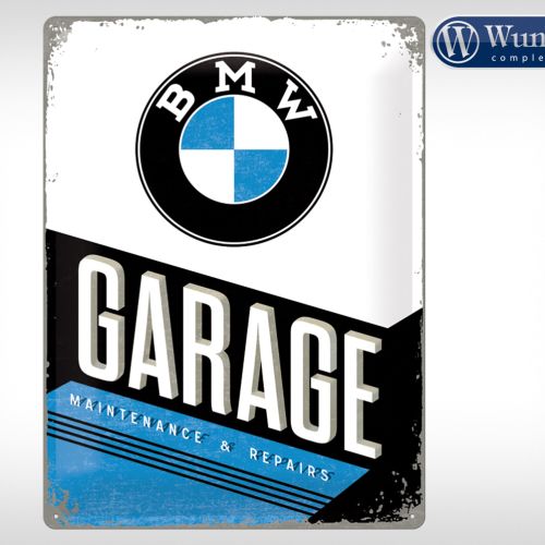 Металлическая табличка BMW Garage 30 x 40 см – Nostalgic Art