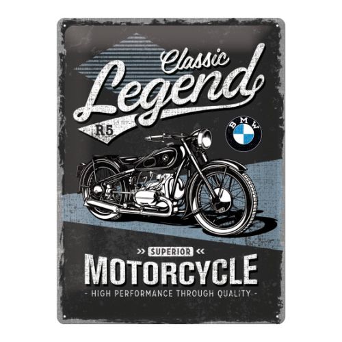 Металлическая табличка BMW Classic Legend 30 x 40 см – Nostalgic Art