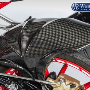Комфортне мотосидіння для водія Wunderlich AKTIVKOMFORT чорно-червоне для мотоцикла Ducati Multistrada V4/Multistrada V4 71100-003