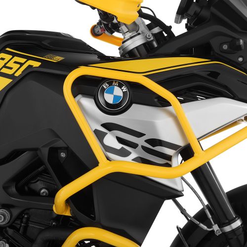 Защитные дуги Wunderlich верхние на мотоцикл BMW F850GS “Edition 40 Years GS”, желтые