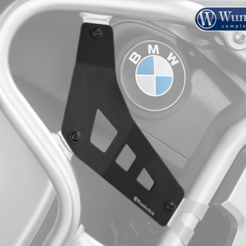 Алюминиевые защитные пластины Wunderlich на верхние дуги для BMW R1250GS Adv., черные
