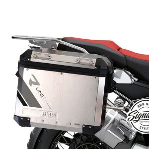 Комплект серебрыстых боковых кофров Wunderlich EXTREME - slimline - без цилиндра замка на мотоцикл Harley-Davidson Pan America 1250 90610-100