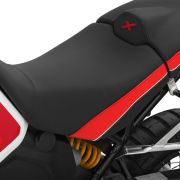 Комфортне мотосидіння для водія Wunderlich AKTIVKOMFORT чорно-червоне на мотоцикл Ducati DesertX 70100-003 6