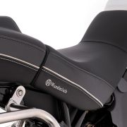 Комфортное мотосиденье для водителя заниженное -15 мм Wunderlich AKTIVKOMFORT черное для мотоцикла Ducati DesertX 70101-002 2
