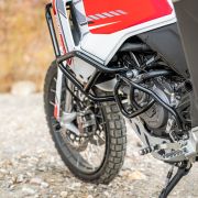 Защита двигателя левая сторона черные для мотоцикла Ducati DesertX (для монтажа без защитной планки обтекателя) 70200-002 8