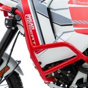 Комплект защитных дуг Wunderlich красные на мотоцикл Ducati DesertX  (в сочетании с защитной пластиной двигателя Ducati Offroad) 70210-004 