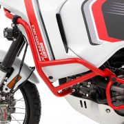 Комплект защитных дуг Wunderlich красные на мотоцикл Ducati DesertX  (в сочетании со стандартной защитной пластиной двигателя Ducati) 70210-104 