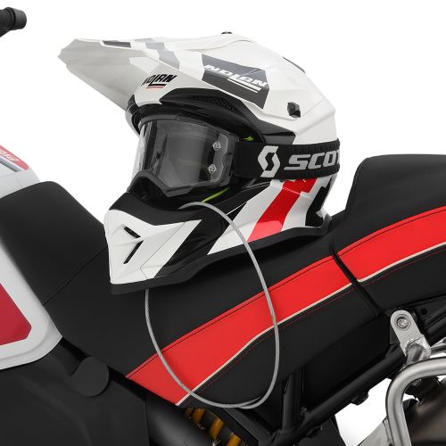 Захист від крадіжки шолома Wunderlich HELM-LOCK на мотоциклі Ducati DesertX
