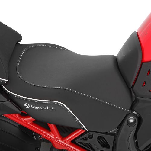 Комфортне мотосидіння для водія Wunderlich AKTIVKOMFORT чорне для мотоцикла Ducati Multistrada V4/Multistrada V4