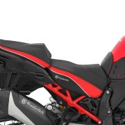 Комфортне мотосидіння для водія занижене -30 мм Wunderlich AKTIVKOMFORT чорно-червоне для мотоцикла Ducati Multistrada V4 71101-003 3