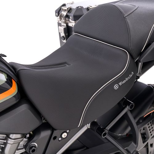 Комфортное мотосиденье для водителя Wunderlich AKTIVKOMFORT на мотоцикл Harley-Davidson Pan America 1250