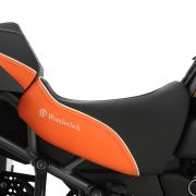Комфортное мотосиденье для водителя Wunderlich AKTIVKOMFORT на мотоцикл Harley-Davidson Pan America 1250, черно-оранжевое 90100-003 7