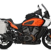 Комфортное пассажирское мотосиденье Wunderlich AKTIVKOMFORT на мотоцикл Harley-Davidson Pan America 1250, черно-оранжевое 90105-003 4