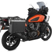 Комплект черных боковых кофров Wunderlich EXTREME - slimline - без цилиндра замка на мотоцикл Harley-Davidson Pan America 1250 90610-102 3