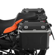 Комплект чорних бічних кофрів Wunderlich EXTREME - slimline - без циліндра замка на мотоцикл Harley-Davidson Pan America 1250 90610-102 5