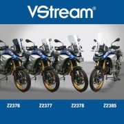 Високе туристичне вітрове скло Z-Technik VStream® для мотоцикла BMW F850GS/F850GS Adventure Z2378 5