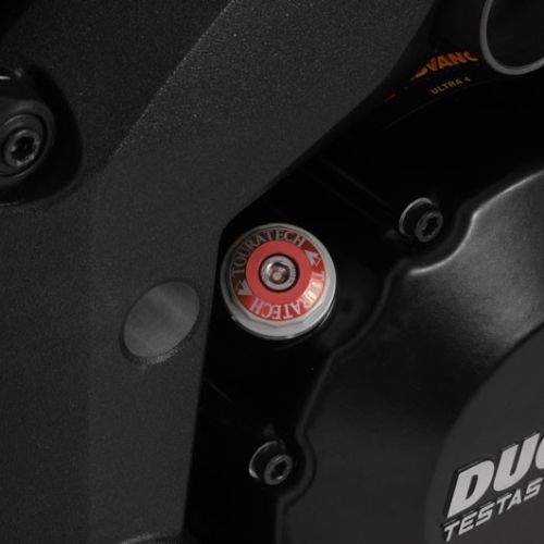 Крышка масляного фильтра Touratech для Ducati Multistrada 1200, красная