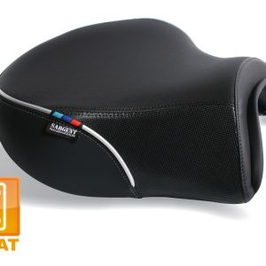 Комфортное мотосиденье для водителя заниженное -15 мм Wunderlich AKTIVKOMFORT черное для мотоцикла Ducati DesertX 70101-002
