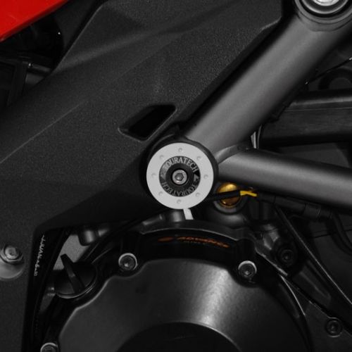 Комплект великих заглушок Touratech в раму (пара), чорні, Ducati Multistrada 950/1200 (-2014)
