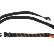 Ремінь для багажу ROK STRAP IT™ регульований, чорний з помаранчевим з петлями 45х150х2,5 см 01-055-0413-0 