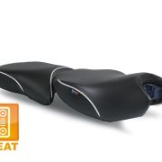 Сидіння Sargent для мотоцикла BMW R1200GS/R1250GS /R1200GS Adventure/R1250GS Adventure, Touring Seat, Silver Welt, стандартної висоти, з підігрівом водійське та пасажирське WS-620-18-HFRK* 