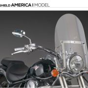 Вітрове скло Puig America I прозоре на мотоцикл Yamaha/Triumph/Honda/Kawasaki/Suzuki/ 5936W 