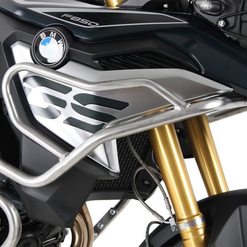 Защитные дуги верхние Hepco&Becker на мотоцикл BMW F850GS, stainless steel