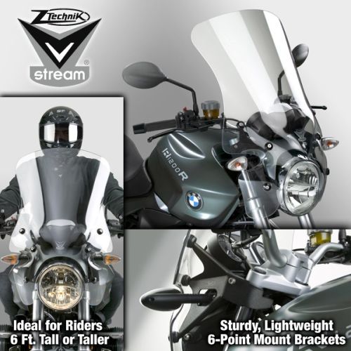 Увеличенное ветровое стекло Z-Technik VStream® для мотоцикла BMW R1200R 2011-14