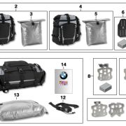 Багажная система Atacama luggage roll BMW Motorrad 77402451375 5