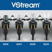 Високе туристичне вітрове скло Z-Technik VStream® для мотоцикла BMW F850GS/F850GS Adventure Z2378 1