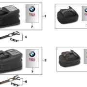 Сумка BMW Leather Edition для мотоцикла BMW R nineT, велика на 11 л 77452451074 1