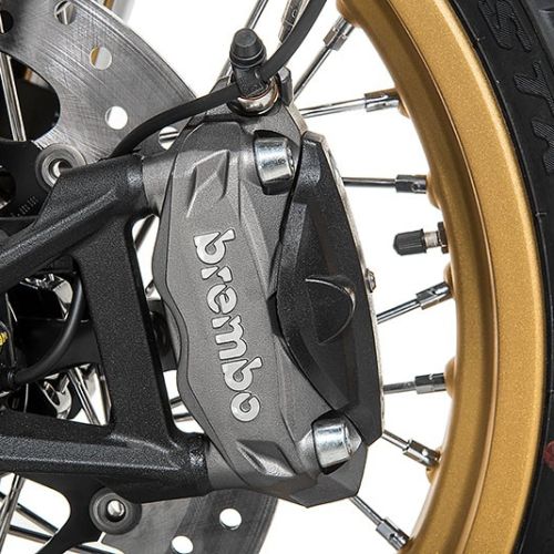 Кришка переднього гальмівного супорта для Ducati Scrambler (2015-), чорний