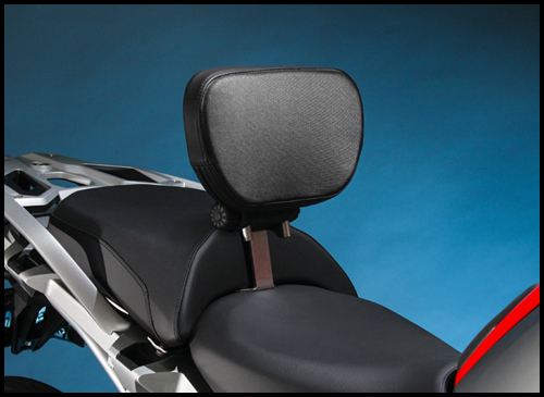 Спинка сидіння водія Sargent для мотоцикла BMW R1200GS/R1250GS /R1200GS Adventure/R1250GS Adventure, EM-5 Rider’s Backrest Black / Topstitch