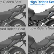 Сиденье водителя высокое BMW Motorrad Rider's seat, black для  BMW R1200R/RS/R1250R/R1250RS 52538534318 4