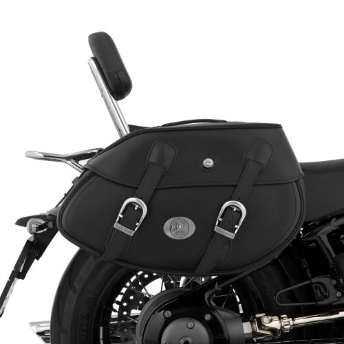 Комплект шкіряних сумок на замку BUFFALO Hepco&Becker для мотоцикла BMW R18, чорний