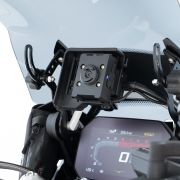 Крепление для телефона SP-CONNECT SPC + с зарядкой на штатное место навигатора для мотоцикла BMW 21177-402 4