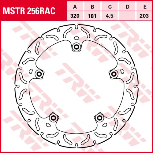 Тормозной диск TRW MSTR256RAC