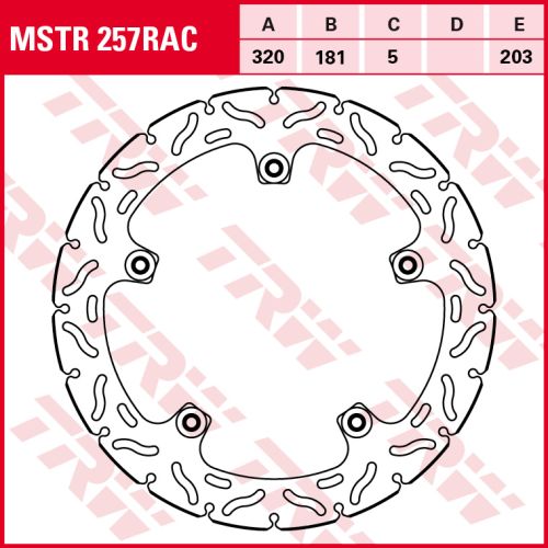 Тормозной диск TRW MSTR257RAC