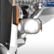 Дополнительные фары Wunderlich MicroFlooter LED для BMW R1200GS/R1250GS Adv черные, на колесо 28360-602 