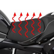 Високе сидіння водія на мотоцикл BMW R1200RT LC/R1250RT з підігрівом, Wunderlich чорне 30930-430 