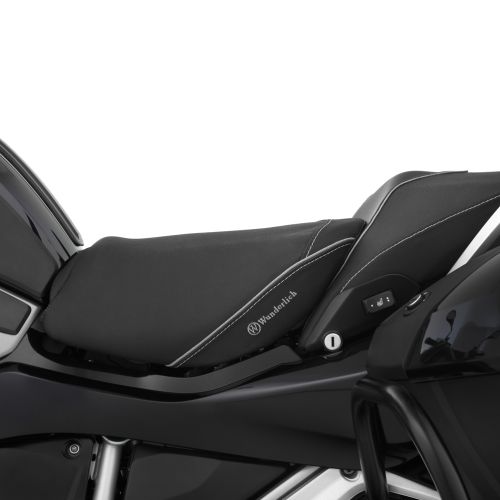 Высокое водительское сиденье на мотоцикл BMW R1200RT LC/R1250RT с подогревом, Wunderlich черное