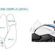 Защитаная пленка на бак мотоцикла PremiumShield 33160-100 