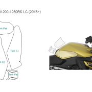 Защитаная пленка на бак мотоцикла PremiumShield 33160-200 